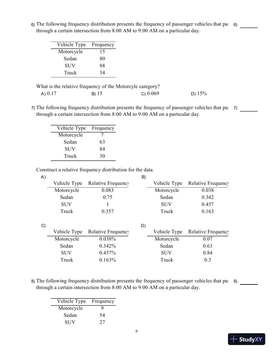 Test Bank For Elementary Statistics, 3rd Edition, page 14