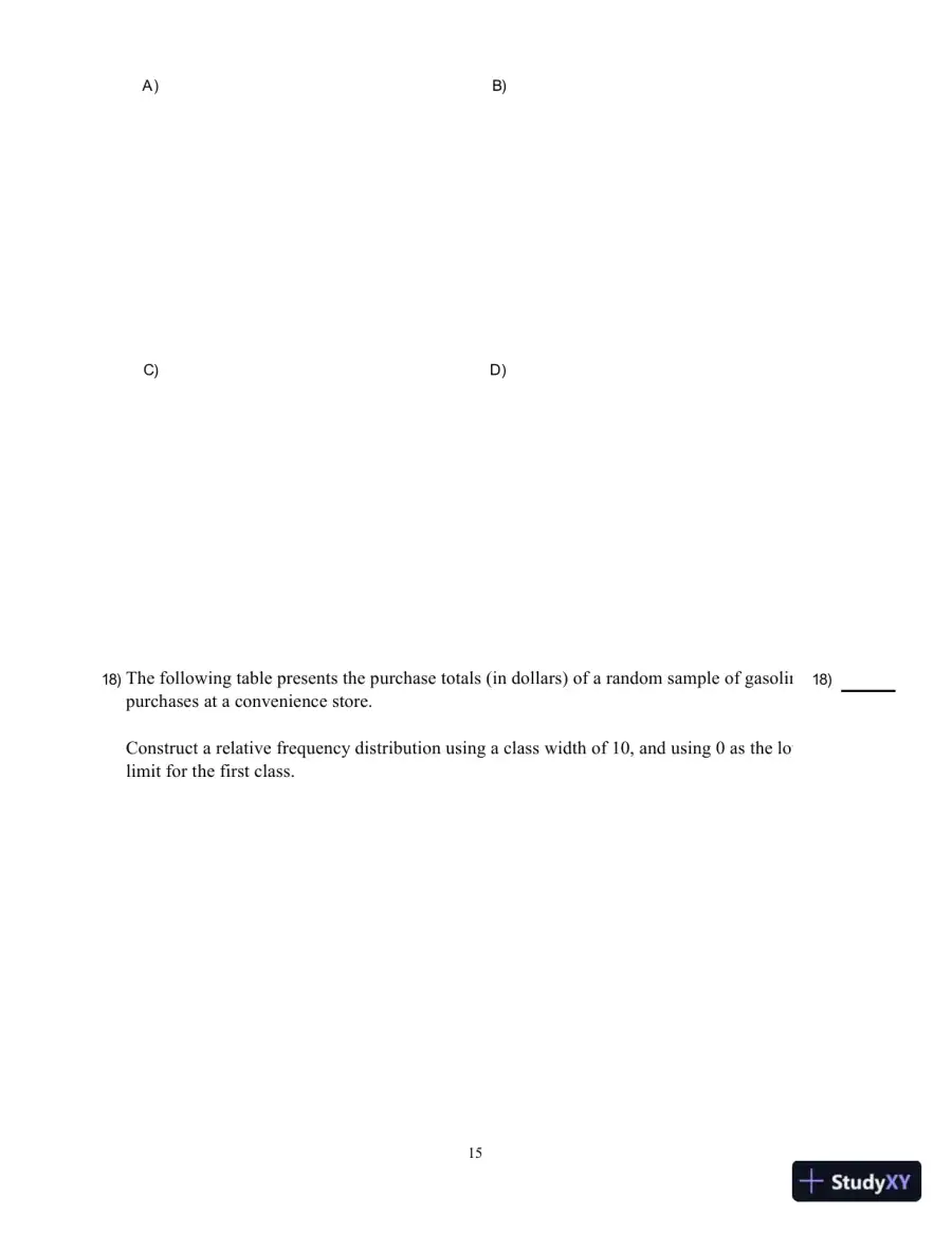 Test Bank For Elementary Statistics, 3rd Edition, page 23