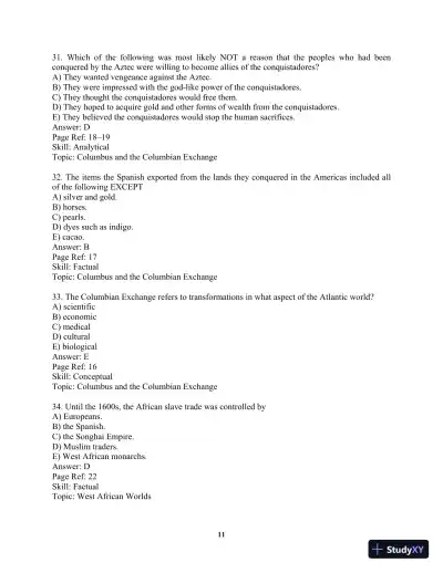 Test Bank For Visions of America: A History of the United States, Combined Volume 2nd Edition Test Bank - Page 14 preview image