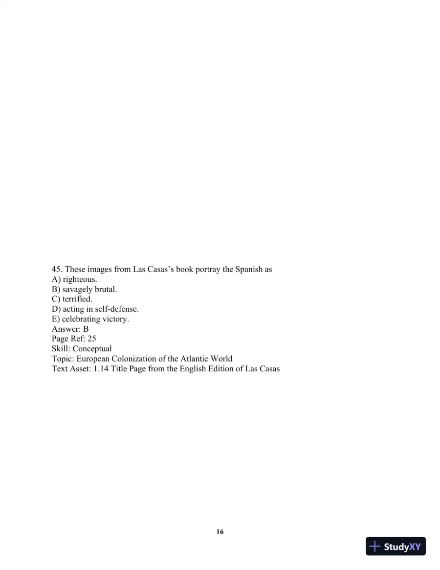 Test Bank For Visions of America: A History of the United States, Combined Volume 2nd Edition Test Bank, page 19