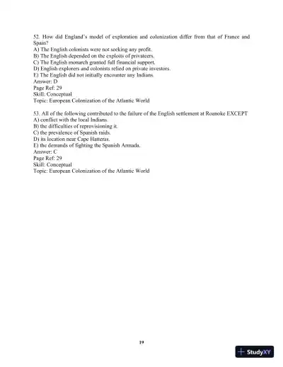Test Bank For Visions of America: A History of the United States, Combined Volume 2nd Edition Test Bank - Page 22 preview image
