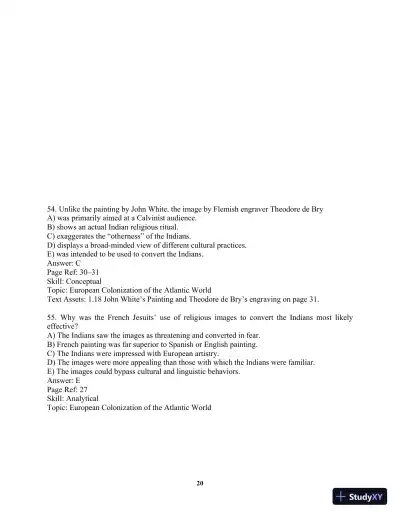 Test Bank For Visions of America: A History of the United States, Combined Volume 2nd Edition Test Bank - Page 23 preview image