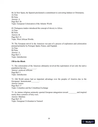 Test Bank For Visions of America: A History of the United States, Combined Volume 2nd Edition Test Bank - Page 26 preview image