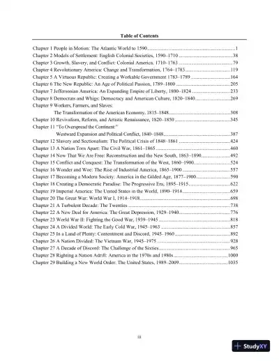 Test Bank For Visions of America: A History of the United States, Combined Volume 2nd Edition Test Bank - Page 3 preview image