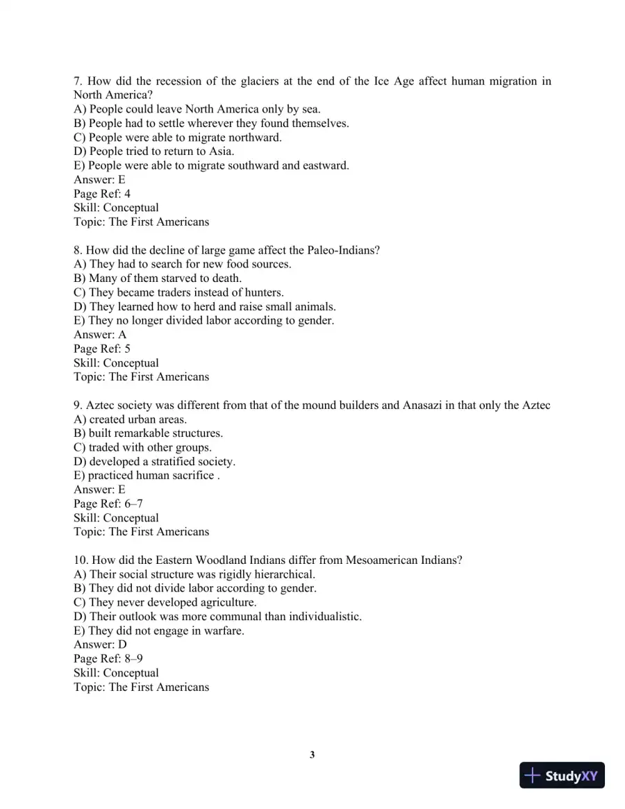 Test Bank For Visions of America: A History of the United States, Combined Volume 2nd Edition Test Bank, page 6
