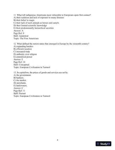 Test Bank For Visions of America: A History of the United States, Combined Volume 2nd Edition Test Bank - Page 7 preview image