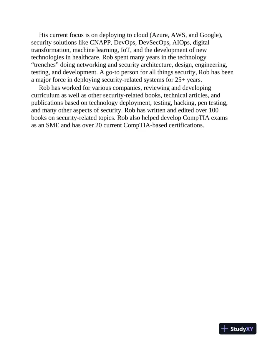 CompTIA CySA+ Cybersecurity Analyst Certification All-in-One Exam Guide (Exam CS0-003) (2024), page 10
