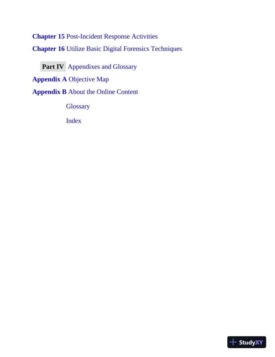 CompTIA CySA+ Cybersecurity Analyst Certification All-in-One Exam Guide (Exam CS0-003) (2024), page 12
