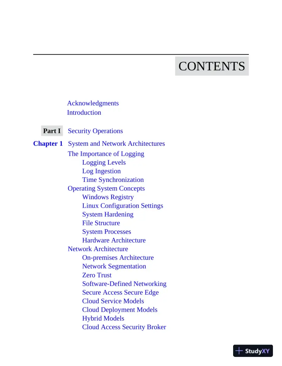CompTIA CySA+ Cybersecurity Analyst Certification All-in-One Exam Guide (Exam CS0-003) (2024), page 13