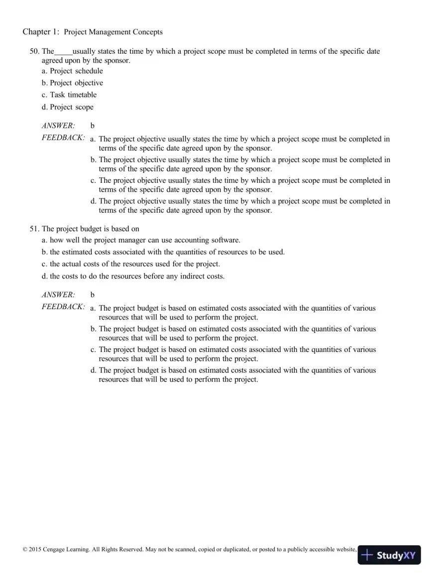 Successful Project Management, 6th Edition Test Bank, page 14