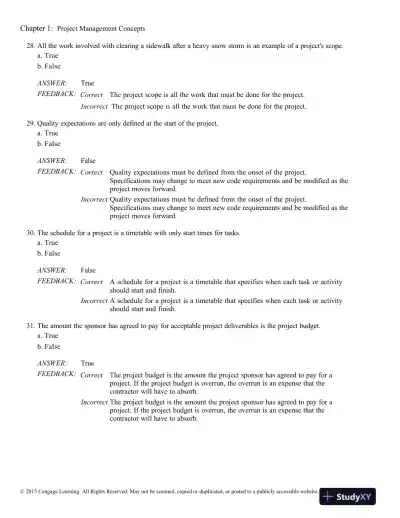 Successful Project Management, 6th Edition Test Bank - Page 8 preview image