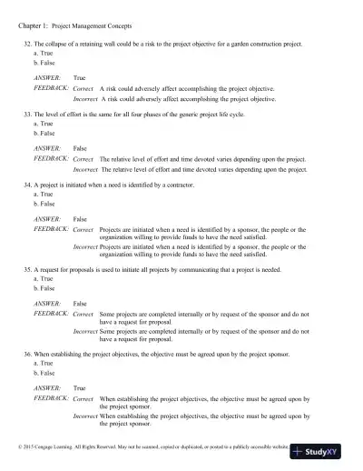 Successful Project Management, 6th Edition Test Bank - Page 9 preview image