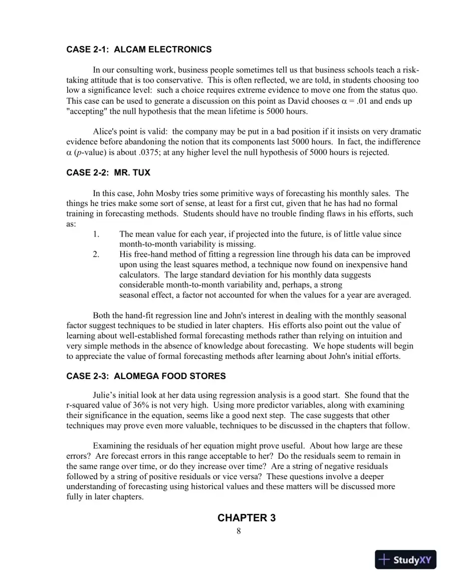 Solution Manual for Business Forecasting, 9th Edition, page 13