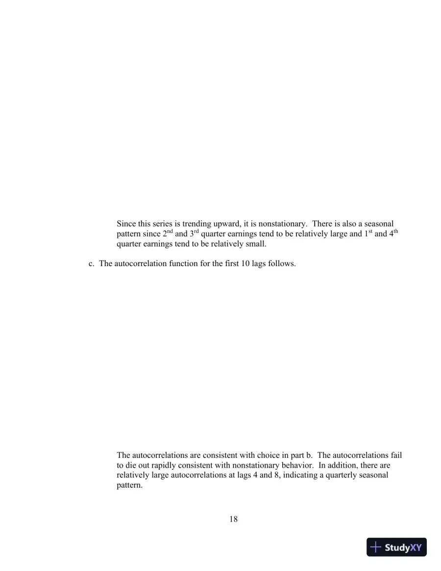 Solution Manual for Business Forecasting, 9th Edition, page 23