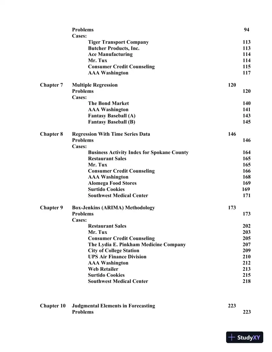 Solution Manual for Business Forecasting, 9th Edition, page 3