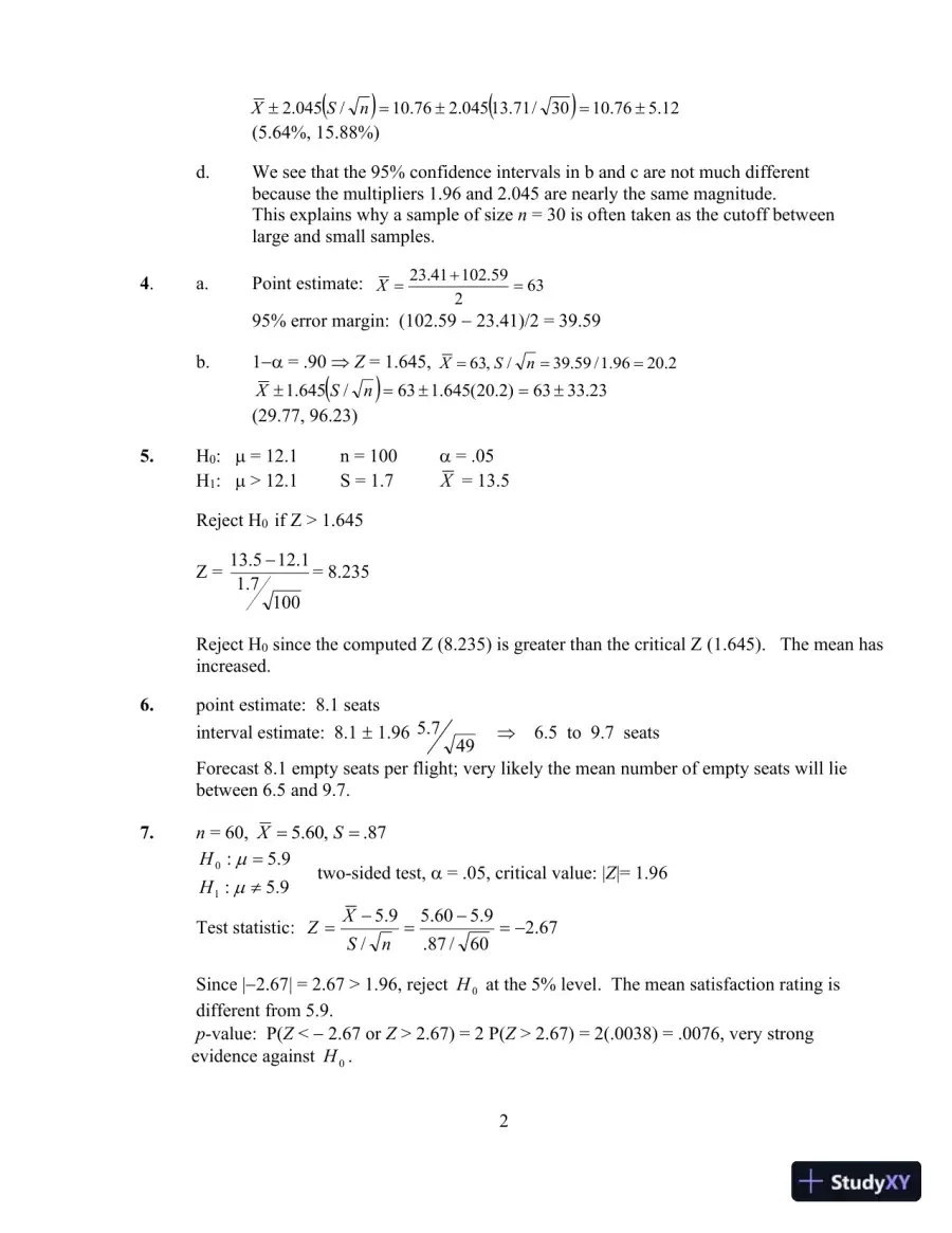 Solution Manual for Business Forecasting, 9th Edition, page 7