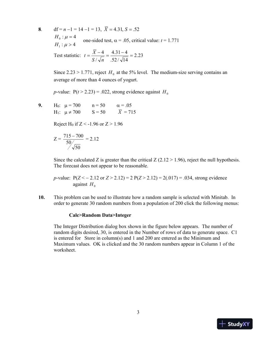 Solution Manual for Business Forecasting, 9th Edition, page 8