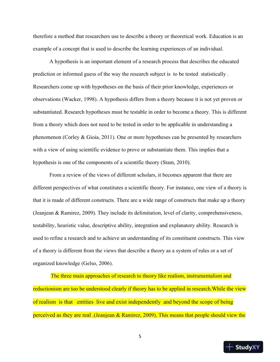The Role of Theory in Research: Perspectives, Applications, and Interdependence, page 6