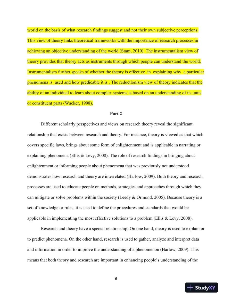 The Role of Theory in Research: Perspectives, Applications, and Interdependence, page 7