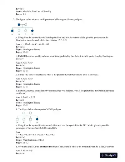 Behavioral Genetics Sixth Edition Test Bank - Page 11 preview image
