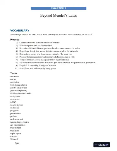 Behavioral Genetics Sixth Edition Test Bank - Page 13 preview image