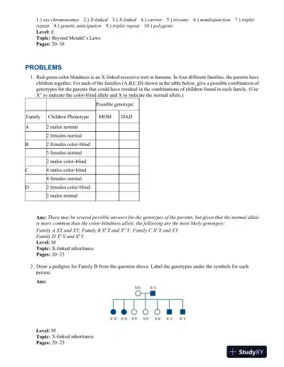 Behavioral Genetics Sixth Edition Test Bank - Page 14 preview image