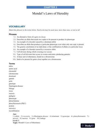 Behavioral Genetics Sixth Edition Test Bank - Page 9 preview image