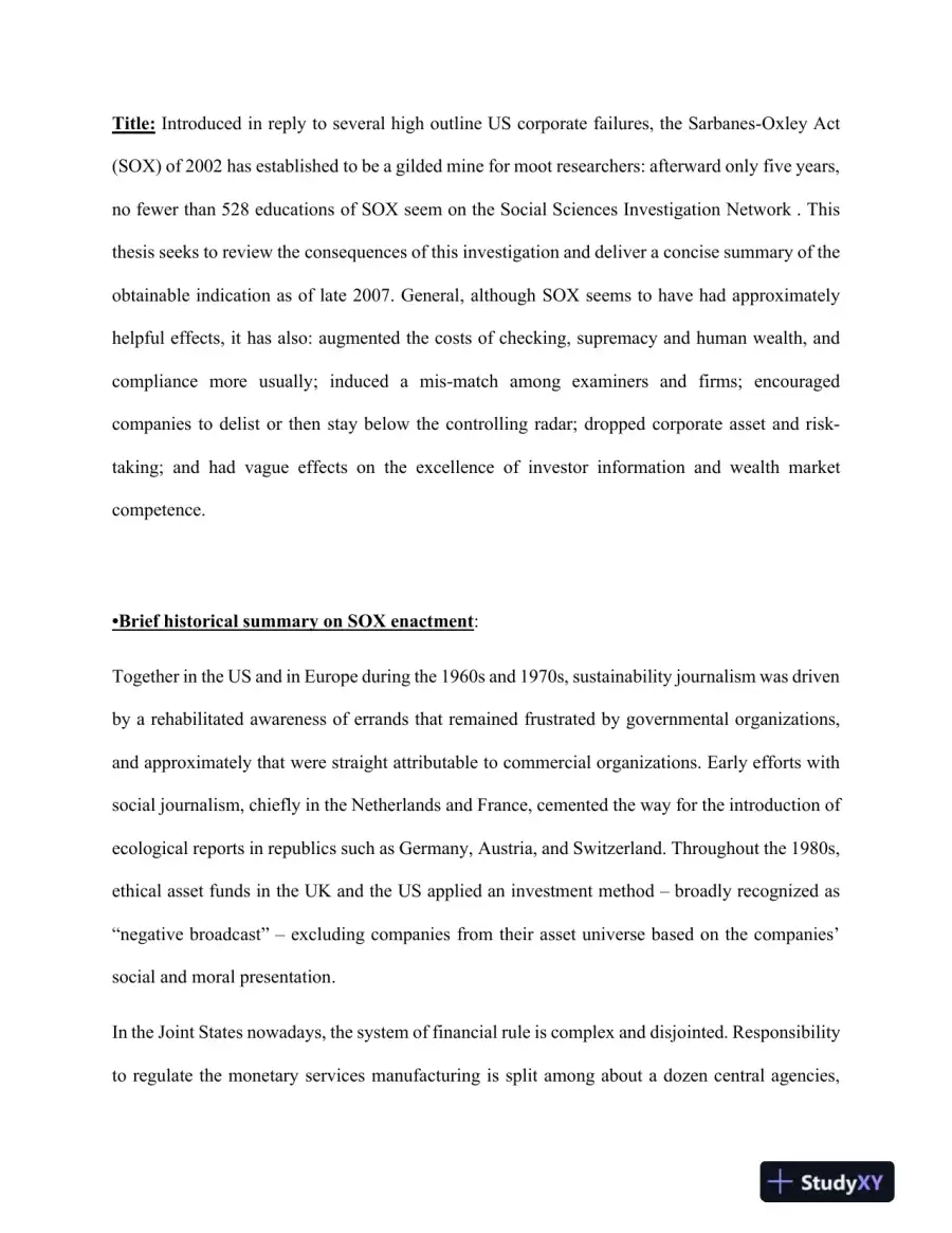 Sarbanes Oxley Act of 2002, page 4