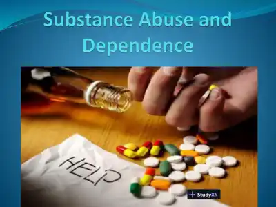 Substance Abuse And Dependence - Page 1 preview image