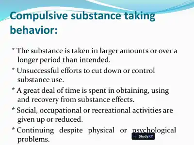 Substance Abuse And Dependence - Page 7 preview image