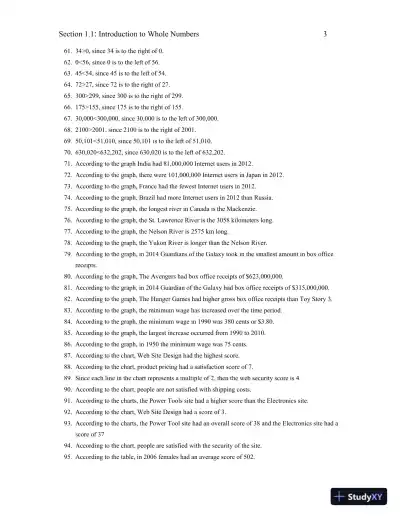 Solution Manual for Developmental Mathematics with Applications and Visualization: Prealgebra, Beginning Algebra, and Intermediate Algebra, 2nd Edition - Page 6 preview image