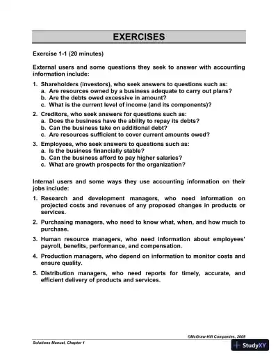 Solution Manual For Fundamental Accounting Principles with Best Buy Annual Report, 19th Edition - Page 10 preview image