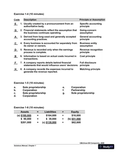 Solution Manual For Fundamental Accounting Principles with Best Buy Annual Report, 19th Edition - Page 12 preview image