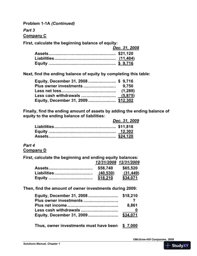 Solution Manual For Fundamental Accounting Principles with Best Buy Annual Report, 19th Edition - Page 20 preview image