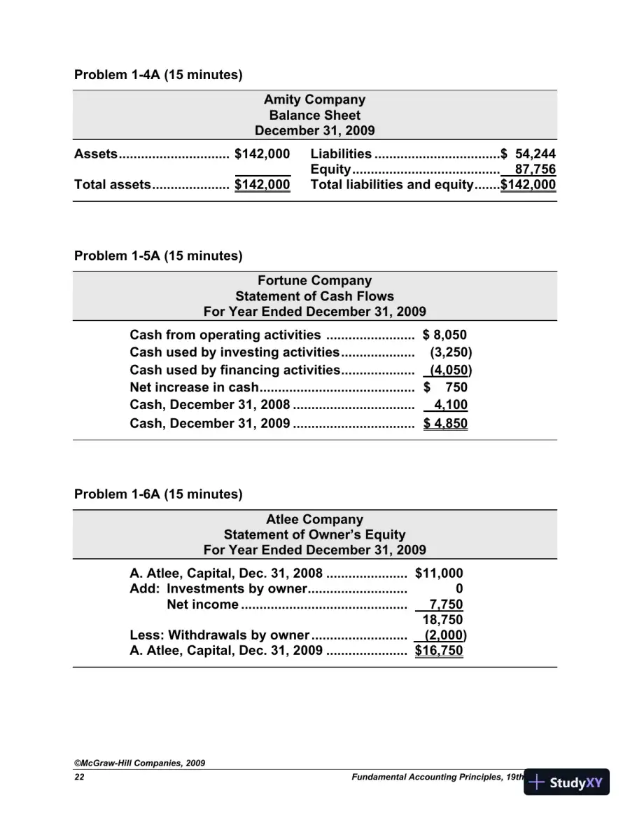 Solution Manual For Fundamental Accounting Principles with Best Buy Annual Report, 19th Edition, page 23