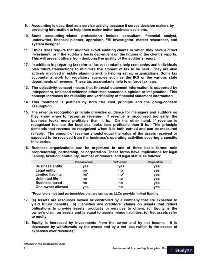 Solution Manual For Fundamental Accounting Principles with Best Buy Annual Report, 19th Edition - Page 3 preview image