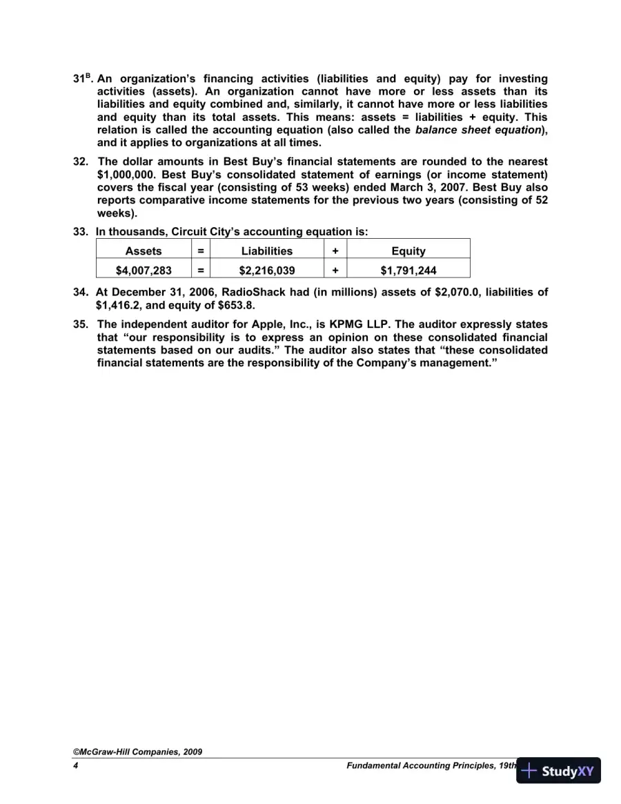 Solution Manual For Fundamental Accounting Principles with Best Buy Annual Report, 19th Edition, page 5