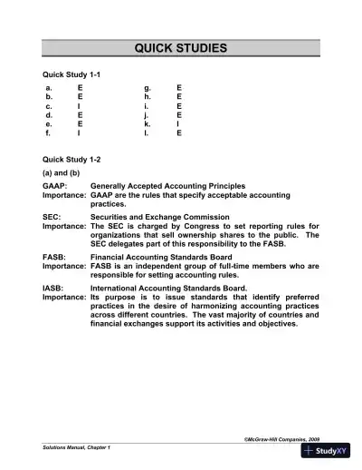 Solution Manual For Fundamental Accounting Principles with Best Buy Annual Report, 19th Edition - Page 6 preview image