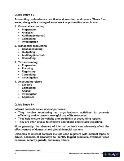 Solution Manual For Fundamental Accounting Principles with Best Buy Annual Report, 19th Edition - Page 7 preview image