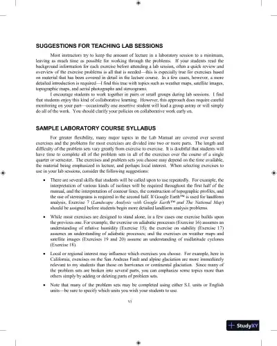 Solution Manual for Physical Geography Laboratory Manual, 12th Edition - Page 6 preview image