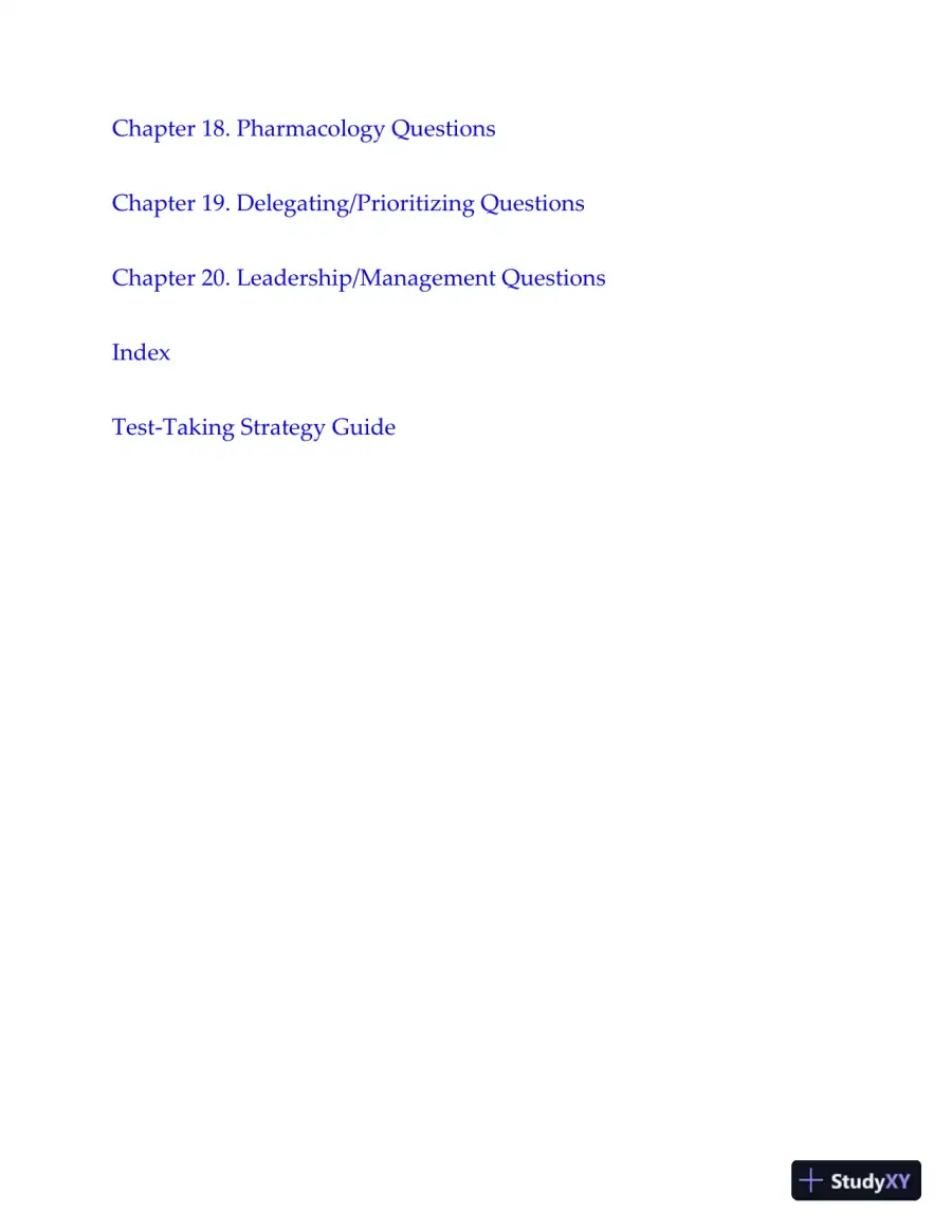 Saunders 2020-2021 Strategies for Test Success: Passing Nursing School and the NCLEX Exam (2019), page 12