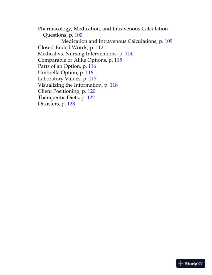 Saunders 2020-2021 Strategies for Test Success: Passing Nursing School and the NCLEX Exam (2019), page 14