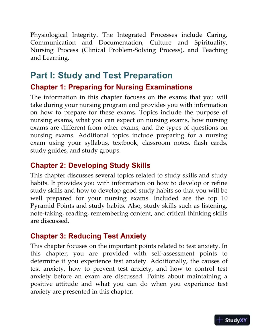 Saunders 2020-2021 Strategies for Test Success: Passing Nursing School and the NCLEX Exam (2019), page 28