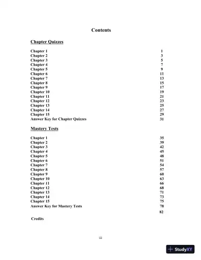 Test Bank for In Harmony: Reading and Writing , 3rd Edition - Page 3 preview image