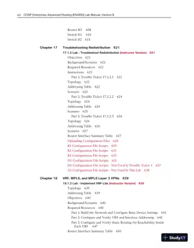 Lecture Notes for CCNP Enterprise: Advanced Routing (ENARSI) v8 Lab Manual - Page 14 preview image