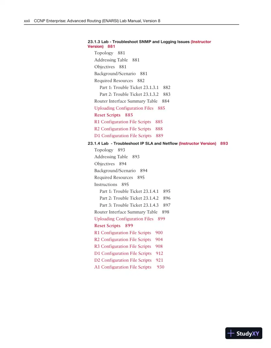 Lecture Notes for CCNP Enterprise: Advanced Routing (ENARSI) v8 Lab Manual, page 20