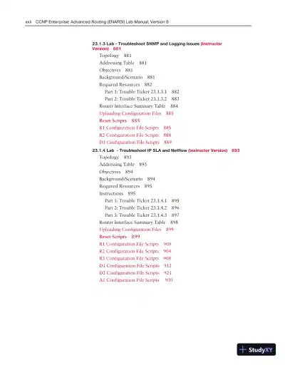 Lecture Notes for CCNP Enterprise: Advanced Routing (ENARSI) v8 Lab Manual - Page 20 preview image