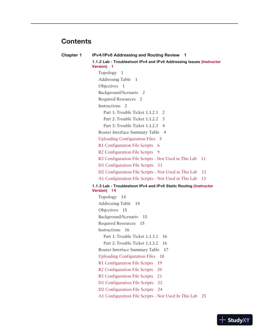 Lecture Notes for CCNP Enterprise: Advanced Routing (ENARSI) v8 Lab Manual, page 3