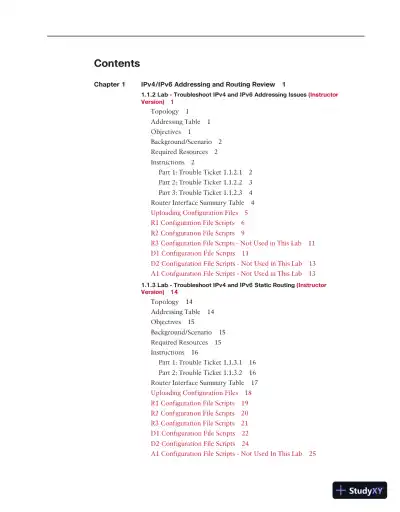 Lecture Notes for CCNP Enterprise: Advanced Routing (ENARSI) v8 Lab Manual - Page 3 preview image
