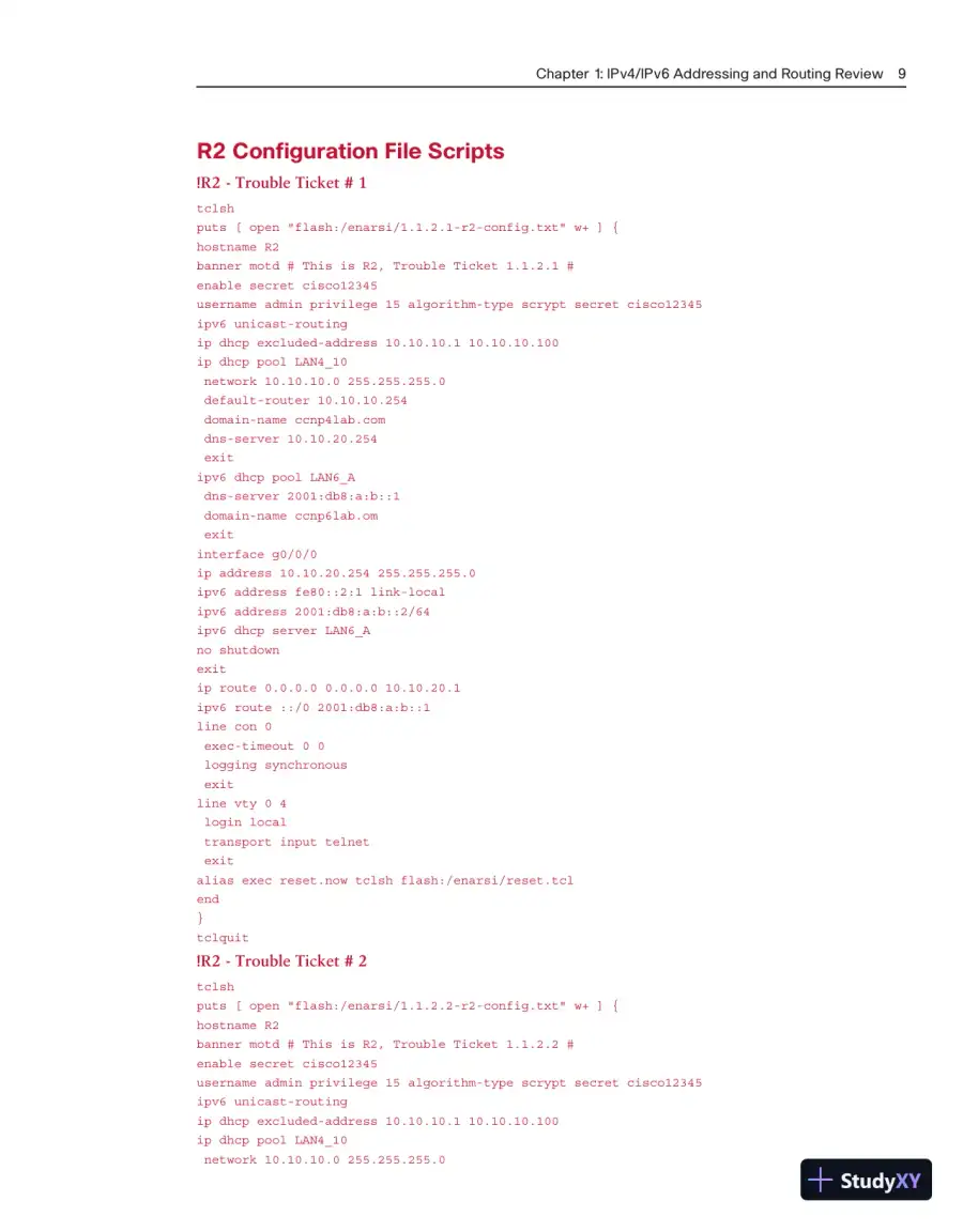 Lecture Notes for CCNP Enterprise: Advanced Routing (ENARSI) v8 Lab Manual, page 31